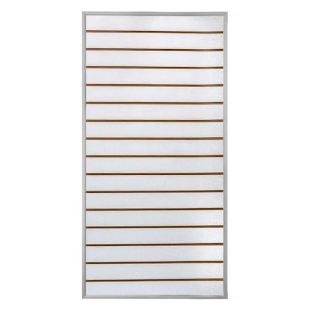 United Visual Products Sliding Door Wood Corkboard, 72"x36", Cher UV9005OCS-CHERRY-CLOUD